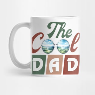 Cool Dad Retro fathers day gift for husband dad Mug